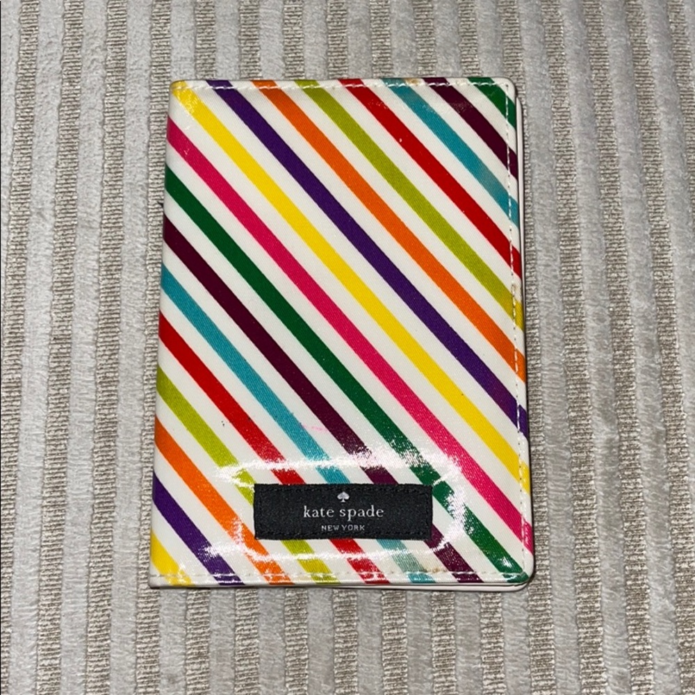 Kate Spade Striped Passport Cover